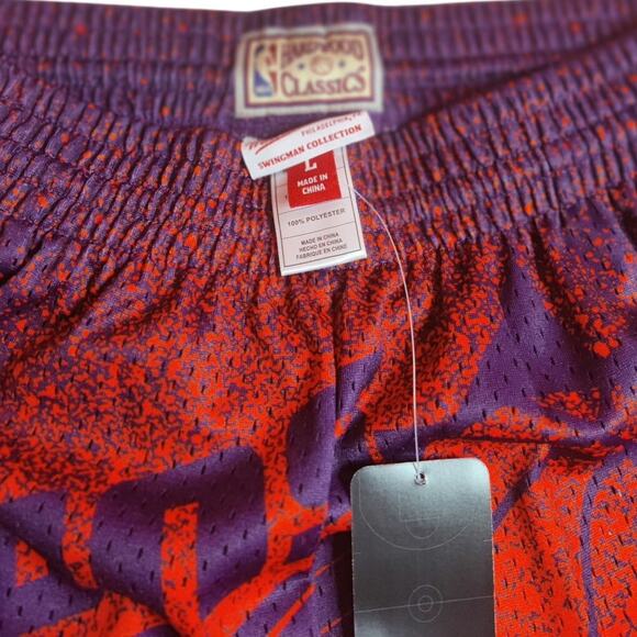 Mitchell & Ness 1996 Phoenix Suns Retro Basketball Short Men Large Authentic NBA - Picture 2 of 7